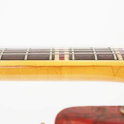 1964 Hofner Galaxy 176 Electric Guitar - Super Rare Red & Gold Vinyl Body with 3 Staple Pickups! image 21
