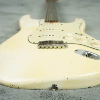 1964 Fender Stratocaster, Korina Body, Olympic White - One Owner + OHSC image 14
