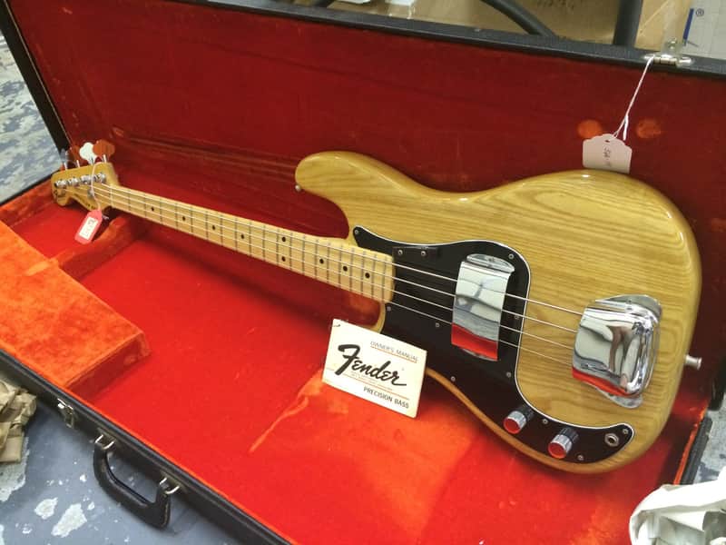 LEFTY LEFT HANDED Fender Precision Bass 1978 Natural image 1
