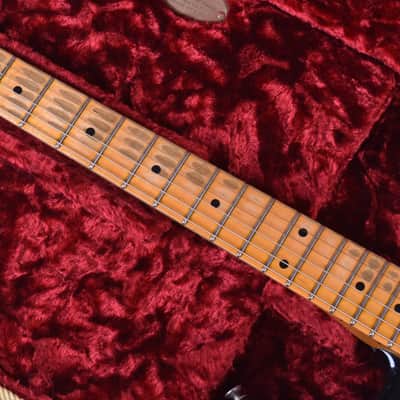 Fender Custom Shop Stratocaster 1955 Heavy Relic Aged Black over 2 Tone Sunburst 30th Anniversary #045 image 6