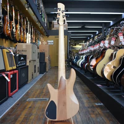 Fodera Emperor Elite 5-String Bass Buckeye Burl w/Ebony Fingerboard, Hard Case image 6