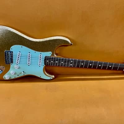 Fender 1964 Stratocaster Master Design Masterbuilt Greg Fessler 2006 - Gold Sparkle image 1