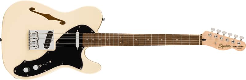 Squier Affinity Series Telecaster Thinline - Olympic White image 1
