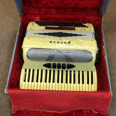 Petosa 1956 Petite Accordion with Original Case Made in Italy image 2