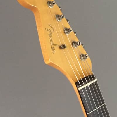 LEFTY! Vintage 1997 Fender ‘62 Reissue Stratocaster Custom Shop Texas Specials! Candy Apple Red Relic 6.9 Lb HSC image 4