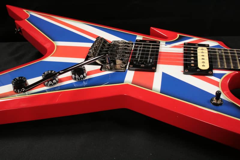 Dean Dime Razorback Union Jack Limited Edition Dimebag Darrell