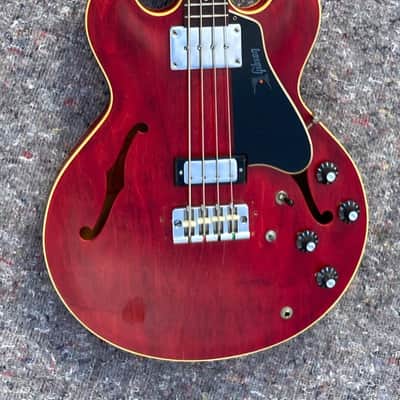 Gibson EB-2D 1968 - Cherry Red image 1