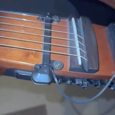 Yamaha SLG200S Silent Guitar 2010s - Tobacco SunburstFitted with Fishman Triple Play image 8