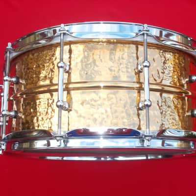 Ludwig 100th Anniversary 6.5x14 Hammered Bronze Snare Drum image 3