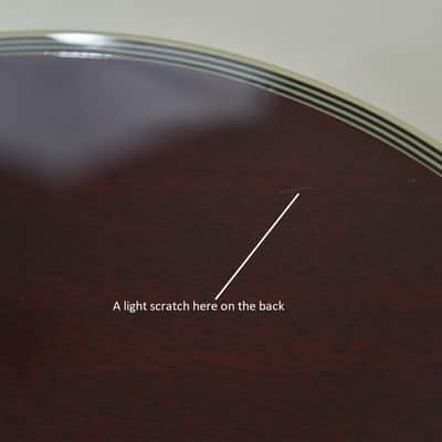 ESP LTD EC-1000T CTM Guitar in See Thru Black Cherry B-Stock 1447 image 11