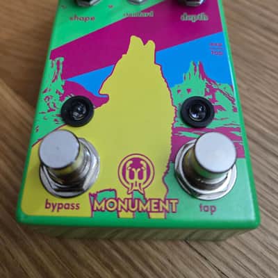 Walrus Audio Monument Harmonic Tap Tremolo V2 Limited Edition Neon 2020s - Neon Green image 1