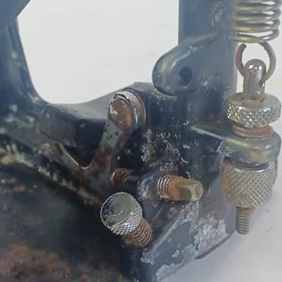 *Gibraltar Chain-Drive Bass Drum Pedal Single-Spring Kick Vintage 90s Solid Base image 11