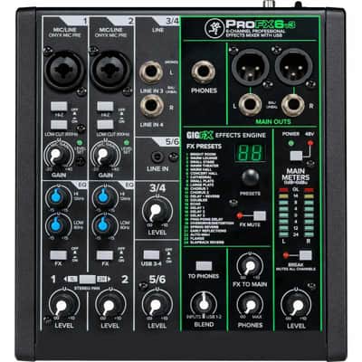 Mackie PROFX6V3 Mixer USB 6 canaux + effets image 6