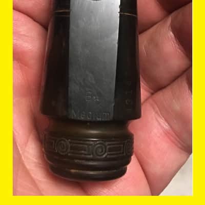 RARE SERIAL NUMBER ONLY ON 1ST YEAR SELMER AIR FLOW ( UNIQUE )SCROLL ALTO SAXOPHONE HARD RUBBER MOUTHPIECE LARGE CHAMBER B STAR FREE SHIP ORG. FACE EXCELLENT image 7