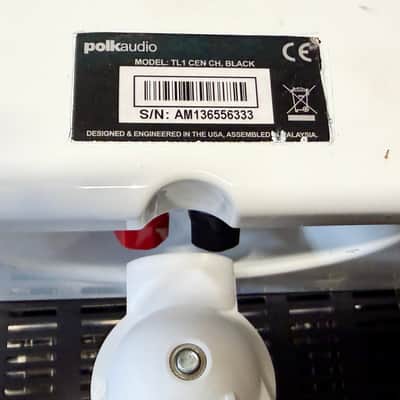 Immagine Polk Audio TL1 Center Channel Speaker w/ Mountain Bracket; Tested SEE VIDEO - 9