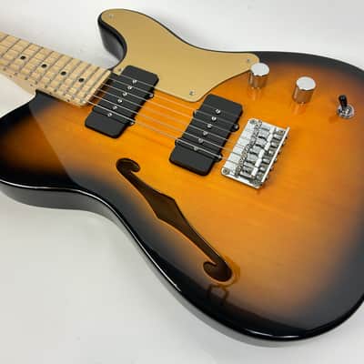 Squier Paranormal Cabronita Telecaster Thinline 2-Color Sunburst image 2