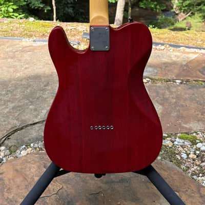Jay Turser Paisley Tele 2000s - Red with Paisley Top image 5