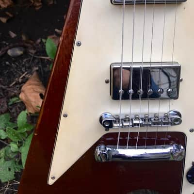 Gibson Medallion Flying V ex Scorpions Matthias Jabs 1972 - Wine Red image 12