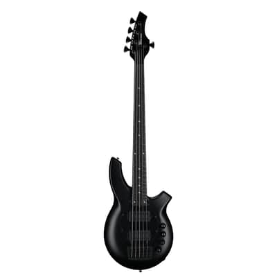 Ernie Ball Music Man Bongo 5HH 5-String Electric Bass, Stealth Black image 4