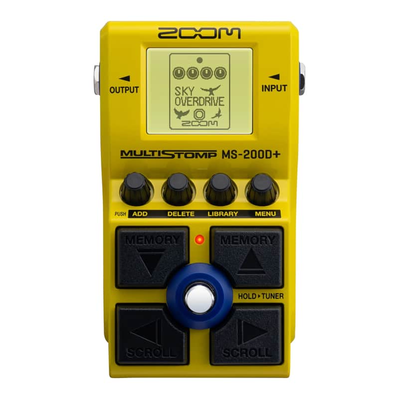 Mint Zoom MS-200D+ MultiStomp Overdrive & Distortion Guitar Multi-Effects Pedal image 1