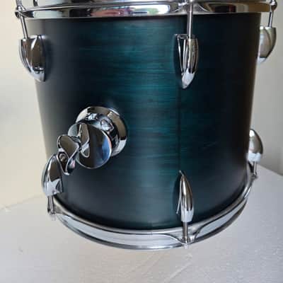 13"Ludwig  Accent custom tom, Blue satin stain image 7
