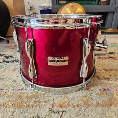 Yamaha 9000 Series Recording Custom Drum Kit 22-16-13-12" in Garnet Red - Birch Shells Made In Japan 1982 image 15