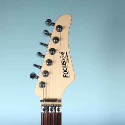 1980s Kramer Focus 2000 Made in Japan White Electric Guitar image 3