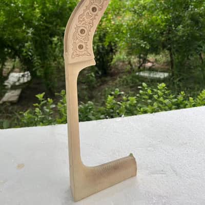 Hand-Carved High quality 4/4 Cello Neck 4 string Maple wood Cello parts image 4
