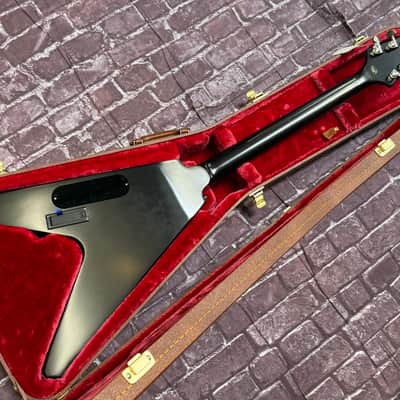 Epiphone Flying V Prophecy 2024 Black Aged Gloss w/ UPGRADED GIBSON CASE New Unplayed 6lbs12oz #158 image 11