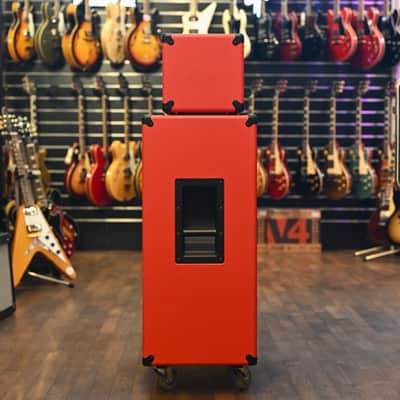 Engl E635-E412XXLB-40th Fireball 100 40th Anniversary 2-Channel 100-Watt Guitar Amp Halfstack from 2023 in Red image 10