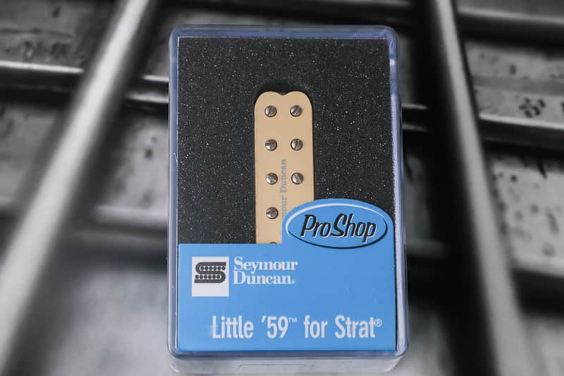 Seymour Duncan SL59-1 Little 59 Strat PAF Humbucker Bridge Pickup Cream image 1