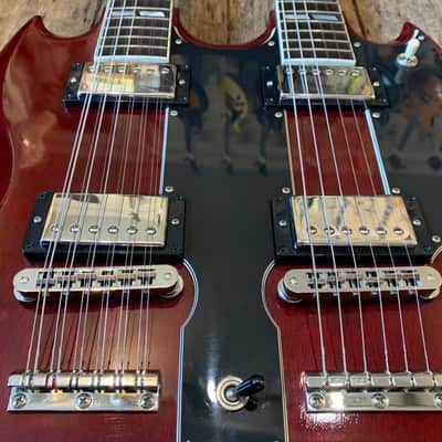 2001 Gibson EDS 1275 - Heritage in Cherry comes with orig. hard shell case image 11