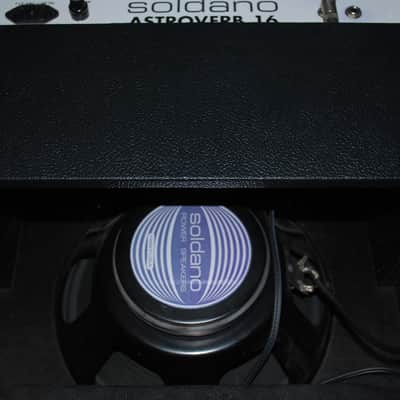 Soldano Used Astroverb 16 Combo Guitar Amplifier 20 Watt EL84 Tube Combo Black image 5