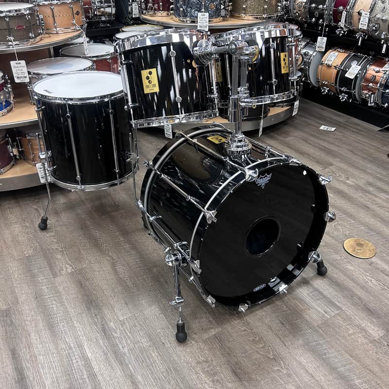 Pre-Owned Sonor Force 3000 Shell Pack 12/13/16/22 (High Gloss Black) image 1