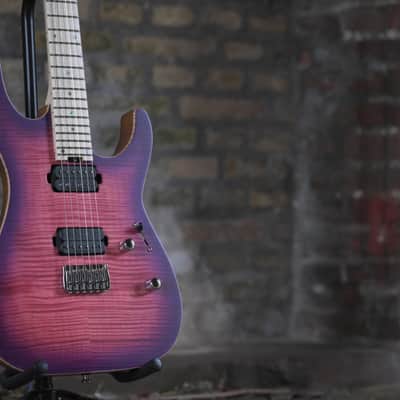 ESP USA M-II HT SD RM - Cranberry Burst - Demo image 6