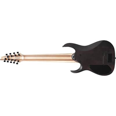 Ibanez Axe Design Lab RG9PB 9-string Guitar w/ Fishman Fluence Pickups - Transparent Gray Flat image 13