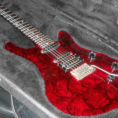 PRS Standard 24 Studio 1988 Red Multifoil *super rare* with up bend trem Route image 3