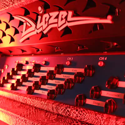 Diezel VH4S Stereo 4-Channel 2x50-Watt / Side Guitar Amp Head / Blueface image 2
