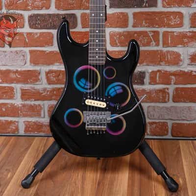 Kramer USA Baretta Bubbles Graphic 1986 w/Hard Shell Case image 1