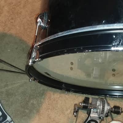 Taye 5 piece drum kit with high hat and cymbal 2003-2004 Black image 7