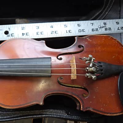 Suzuki Etude No. 220 size 1/16 violin, Japan. Good playing condition image 11