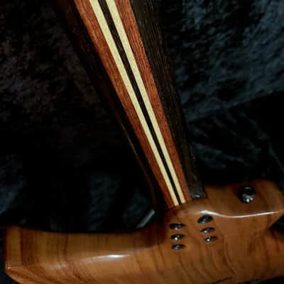 TWS (TW Smith) Guitars Spitfire Baritone Buckeye Burl Warrior image 20