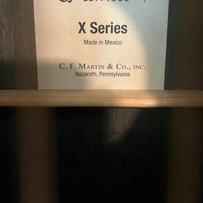 Martin X Series 2019 - Body made from a strikingly Black High Pressure Laminate (HPL) image 3