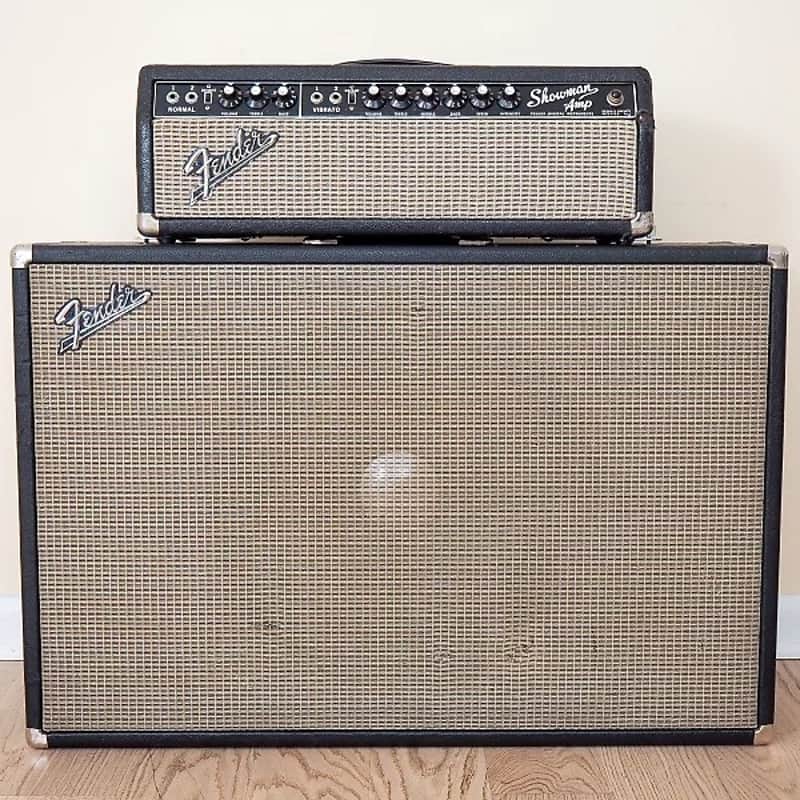 Fender Black Panel Showman 15 2-Channel 85-Watt 1x15" Piggyback Guitar Amp 1963 - 1967 image 1