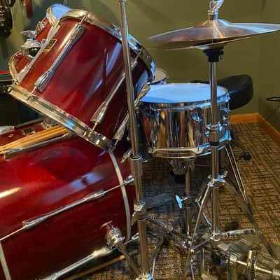 Yamaha SBD022 Stage Custom Birch 22x18.5/16x16.5/13.5x12/12x11/14.5x6.5" 5pc. Includes all hardware, cymbals, extra double pedal and throne. image 3