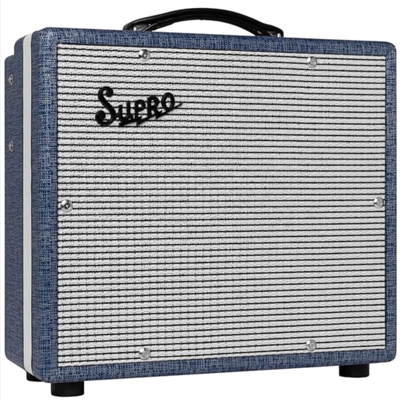 Supro 1608R Montauk 15-Watt 1x10" Guitar Combo - Blue Rhino Hide image 1