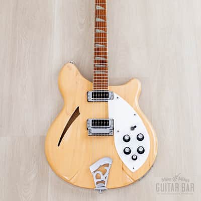 1995 Rickenbacker 360 Semi-Hollow Guitar Mapleglo, Mint Condition w/ Case, Hangtags image 2