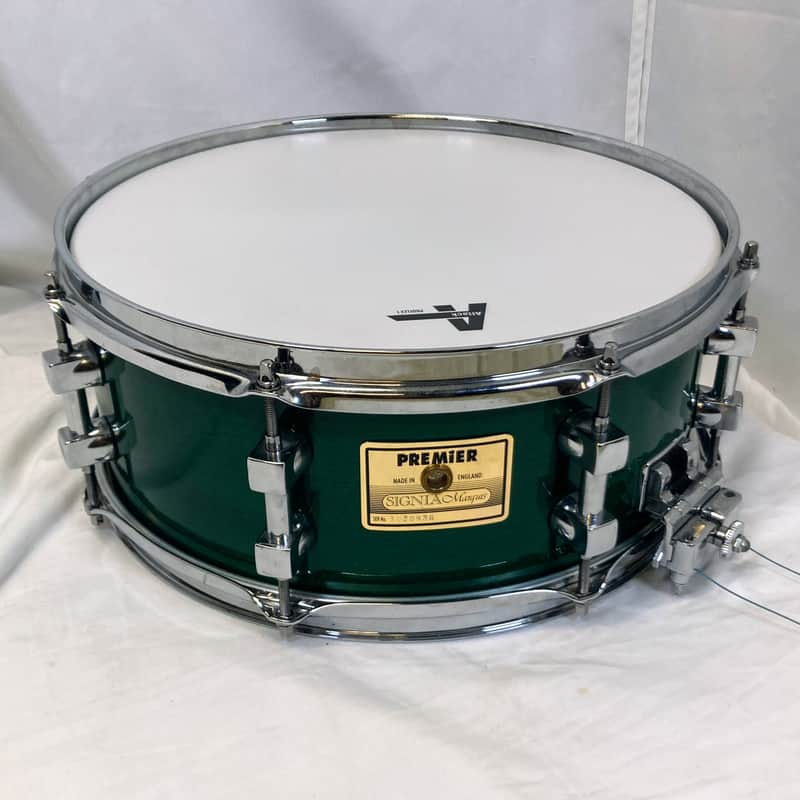Premier Signia Marquis 5x14 Emerald Green Maple Snare Drum FREE Shipping! image 1