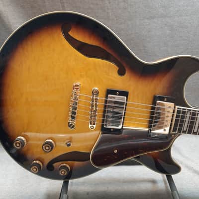 Ibanez AM93QM-AYS Artcore Expressionist - Antique Yellow Sunburst image 2