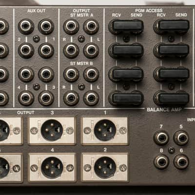 Tascam M520 20/8/2/16 vintage analog mixing console with power supply, and cable image 12